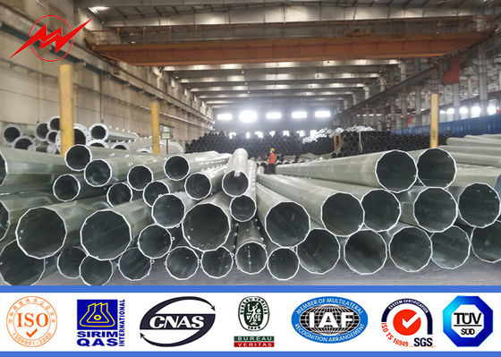 S500MC curvó la calle plegable galvanizada los 9M postes ligeros con el grueso de Minimium 3m m