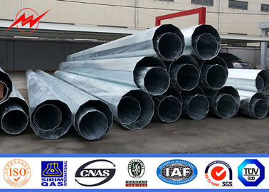 16 M poste tubular de acero eléctrico con el brazo cruzado para la línea de transmisión
