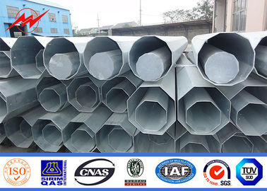 Polos tubulares de acero galvanizado de potencia para 10kv 20kv 35kv 66kv 69k 110kv 132kv 138kv 220kv 230kv