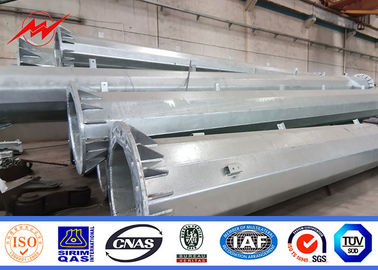 tipo poste de acero galvanizado tradicional, transmisión postes del reborde de los 30.5m de Electric Power