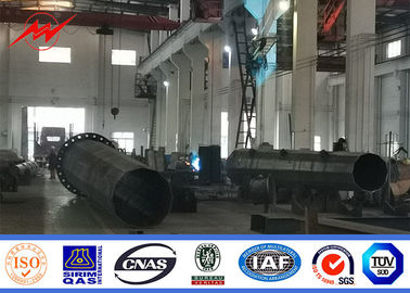 tipo poste de acero galvanizado tradicional, transmisión postes del reborde de los 30.5m de Electric Power