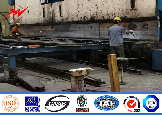 El tipo del reborde modificó 100 monopolares de acero del pie para requisitos particulares para la distribución de la comunicación