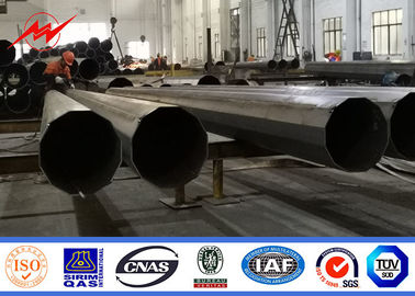 los 70ft 2 Cections galvanizaron el estándar de poste ligero 2000kg Filipinas Ngcp