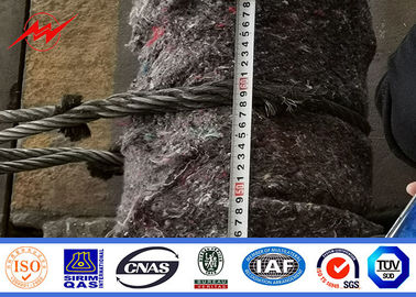 Columna de acero de 200 Dan poste para uso general, corriente eléctrica poste para la transmisión