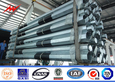 los 9m 650 Dan Galvanized Conicial Tubular Steel poste para la línea eléctrica