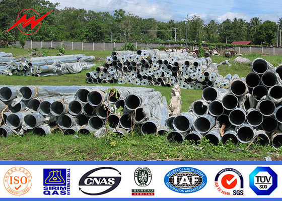 Poste para uso general de acero eléctrico octagonal para la línea 69KV de la distribución de poder