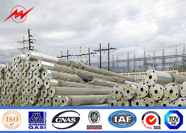 Transmisión de poder 33kv de GR 65 el 11.9m postes poste tubular para el proyecto de arriba