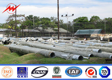 Transmisión de poder 33kv de GR 65 el 11.9m postes poste tubular para el proyecto de arriba