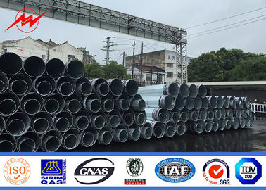Poder para uso general postes de la galvanización de la inmersión caliente los 8m 5kn el 11.8m para la transmisión
