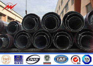 Poder para uso general postes de la galvanización de la inmersión caliente los 8m 5kn el 11.8m para la transmisión