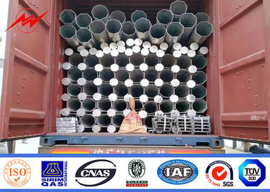 Polos de energía de acero galvanizado por inmersión en caliente 10kv - 550kv 300-1000 kg de carga de diseño