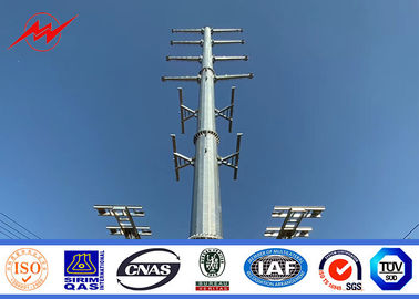 los 20-120ft poste de acero galvanizado entierro para la distribución y la transmisión