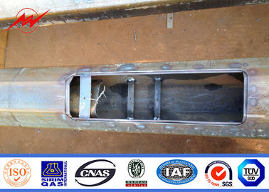 Polvo de acero galvanizado en caliente de 8m 10m 12m con revestimiento en polvo de poliéster de color