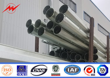 junta poste de acero galvanizado S355JR, poder para uso general poste del resbalón de los 80ft de la electricidad