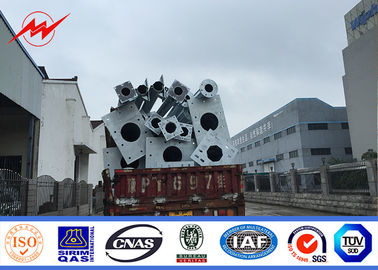 junta poste de acero galvanizado S355JR, poder para uso general poste del resbalón de los 80ft de la electricidad