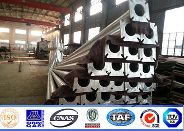 Q235/Q345 Polvo de energía de acero de 3m-15m conical redondo de 2,5-20mm de soldadura galvanizado