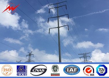 Los palos del enrejado galvanizaron la corriente eléctrica poste para la línea de transmisión de poder
