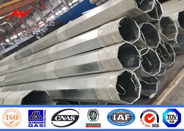 La electricidad poligonal 69kv poste para uso general de acero de los 80ft con el palo galvanizó la estructura