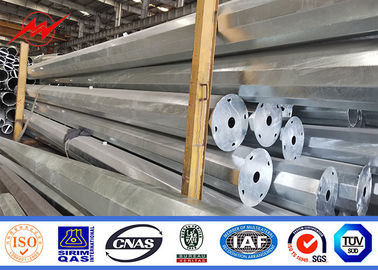 La electricidad poligonal 69kv poste para uso general de acero de los 80ft con el palo galvanizó la estructura