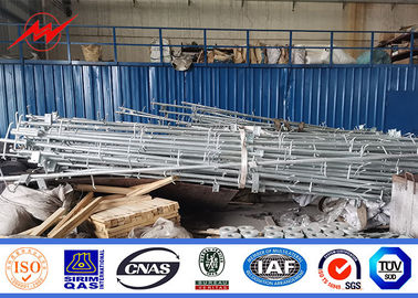 Metal de acero poste eléctrico de la transmisión el 15m 550 Dan 650 Dan grueso de 4m m/de 5m m