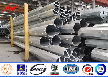 inmersión caliente gruesa de acero 127-248m m tubular de los 35FT postes 2,75/3m m galvanizada