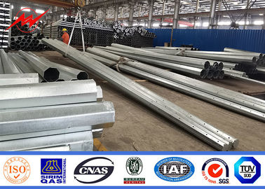 inmersión caliente gruesa de acero 127-248m m tubular de los 35FT postes 2,75/3m m galvanizada