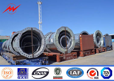 Poste para uso general de acero echado a un lado multi de alto voltaje para la línea eléctrica