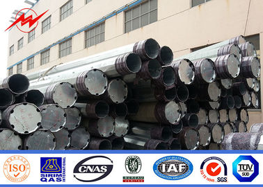 10kv - 550kv inmersión caliente poste de acero galvanizado, Electric Power poste para la línea de la distribución