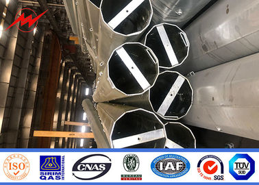 Estructura tubular de potencia Polos de transmisión eléctrica 60FT 75FT 85FT 550KV