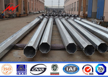 Estructura tubular de potencia Polos de transmisión eléctrica 60FT 75FT 85FT 550KV