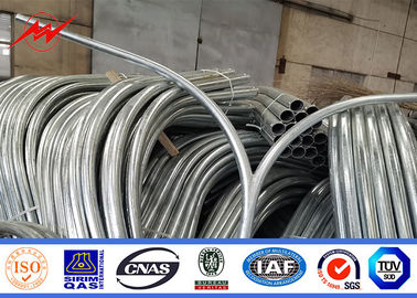 Q235/Q345 Polvo de energía de acero de 3m-15m conical redondo de 2,5-20mm de soldadura galvanizado