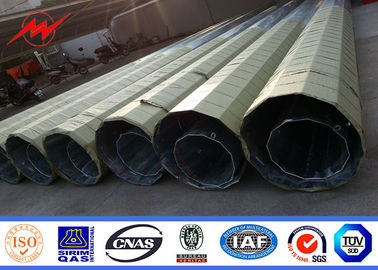 Polos eléctricos de servicios públicos para proyectos de líneas aéreas Polos de acero galvanizado para líneas eléctricas de 11kv 650Dan