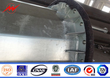 la inmersión caliente de 11kv 38kv Electric Power poste galvanizó octagonal