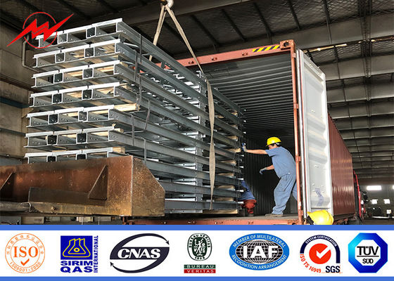 Línea de transmisión autosuficiente 345mpa de la electricidad poste