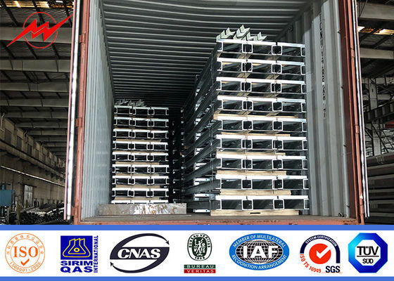 acero poste tubular de los 10m 400dan 650dan 800dan 355n/Mm2