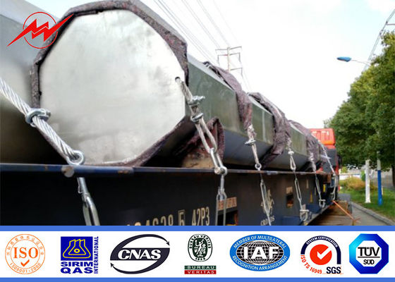 distribución de poder de los 90ft el 100ft el 110ft postes con Galvaniztion