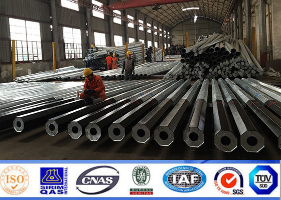 ASTM A123 Polos de energía de utilidad Galvanización y revestimiento de poliéster de color