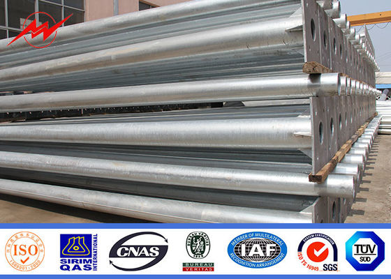 calle eléctrica octagonal poste ligero de los 5m a del 15m con 60m m Dia Double Curved Arm