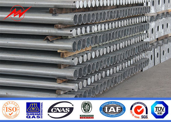 calle eléctrica octagonal poste ligero de los 5m a del 15m con 60m m Dia Double Curved Arm