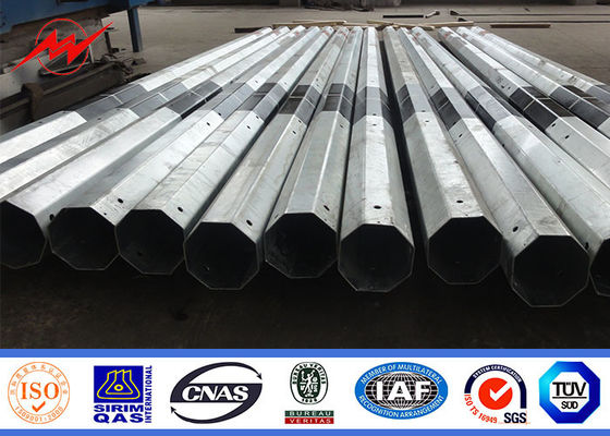 110kv galvanización ASTM A123 postes eléctricos de acero