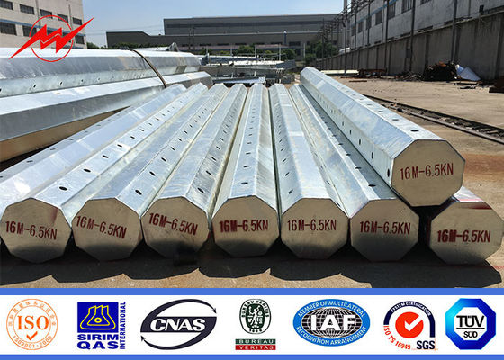 25ft 30ft 35ft 40ft línea de transmisión de energía eléctrica poste de acero galvanizado Utilidad