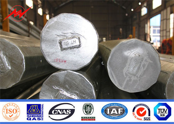 69KV Q345 NEA Standard Galvanised Electrical Power poste