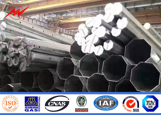 69kv galvanizó la corriente eléctrica poste tubular de acero