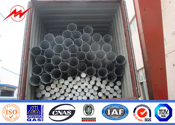 transmisión galvanizada los 32m poste eléctrico tubular de acero