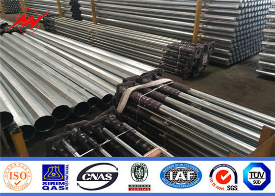 transmisión galvanizada los 32m poste eléctrico tubular de acero