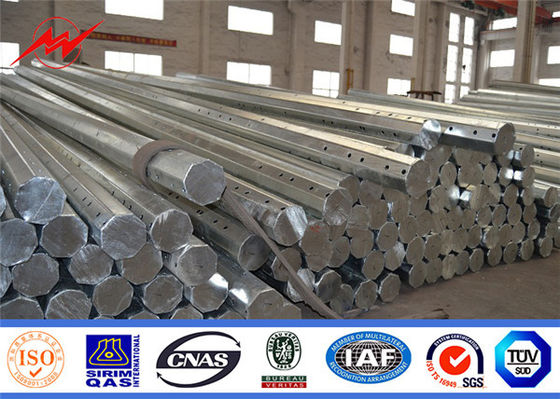 la inmersión caliente del solo brazo de los 8m galvanizó a poste de acero para la iluminación al aire libre