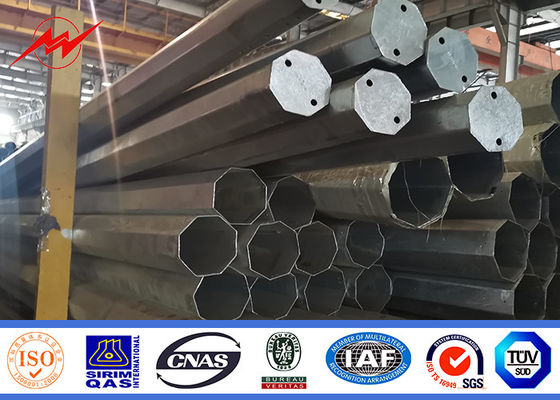 ASTM el 16m 1200 proyectos eléctricos de alto voltaje de Dan Steel Power Pole For