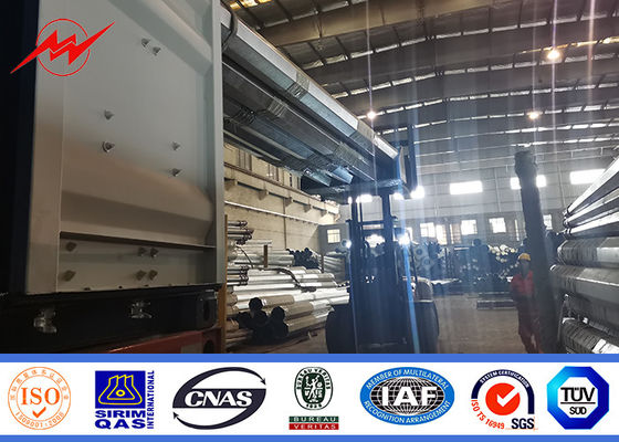 ASTM el 16m 1200 proyectos eléctricos de alto voltaje de Dan Steel Power Pole For