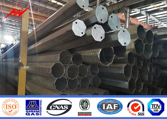 Metal autosuficiente tubular de acero eléctrico postes para uso general de poste de la vía láctea