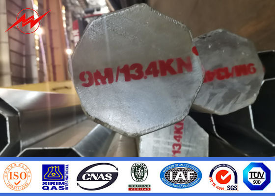 la inmersión caliente tubular de acero de 10kv-500kv poste galvanizó eléctrico